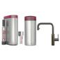 Preview: Quooker Flex Square | Reservoirs COMBI | CUBE & Filter | Gunmetal | sofort-Kochend-Wasserhahn